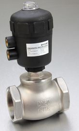 Natural Steel Colour Angle Body Valve , PV900 2 / 2 Way Pneumatic Angle Valve