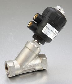 คุณภาพ  PV800 2 / 2 Way Angle Seat Valve For Medium Up To + 180℃ Namur Type Actuator โรงงาน
