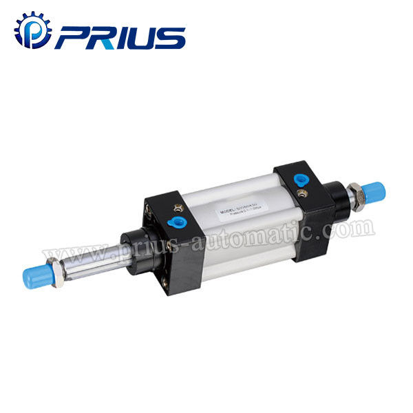 Pneumatic Double Acting Cylinder , SIJ Type Adjustable Stroke Air Cylinder